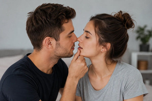Can you kiss someone with a cold sore?